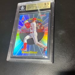 2018 Bowman’s Best Shohei Ohtani Refractor Rookie Bgs 9.5++ w/two 10 Subgrades