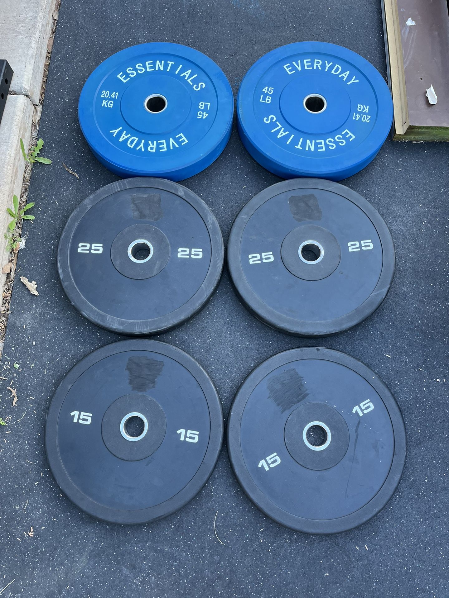 170lb Olympic Bumper Plate Set Weights
