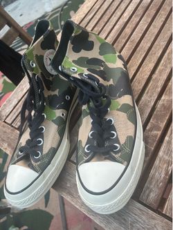 Camo Converse Size 9