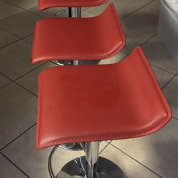 Red Bar stools 