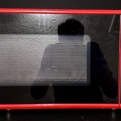 Mainstays 0.7 cu ft Red Microwave – Great Condition, Works Perfectly