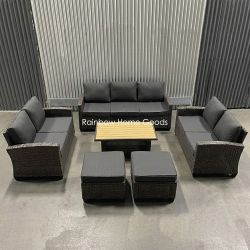 9-Seater Outdoor Sectional Patio Furniture Set