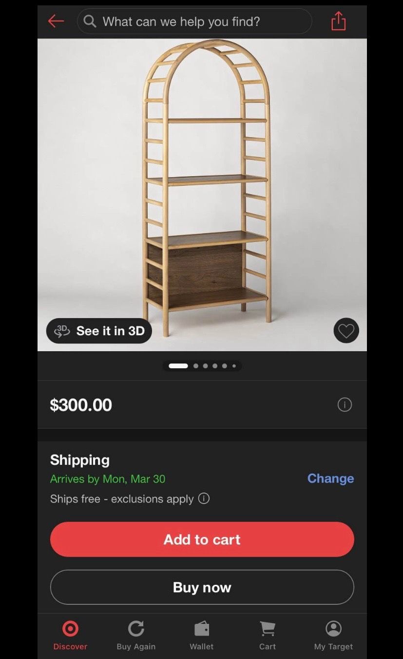 Arch Book Case