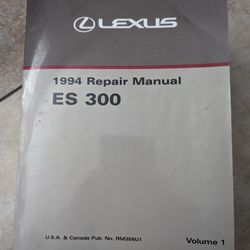 1994 Lexus ES 300 Service Manual 