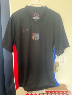 NWT Nike Barcelona 2024/2025 Away Soccer Jersey Black XL X-Large FN8792-010