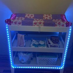 Baby Changing Table Two Shelves