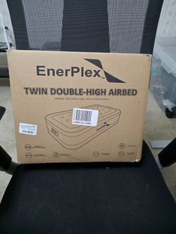 Air Mattress with Built-in Pump - Double Height Inflatable Mattress for Camping