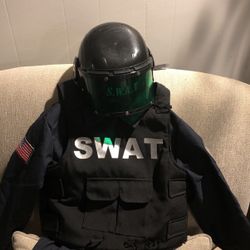 Kids SWAT Costume Size 5-6 