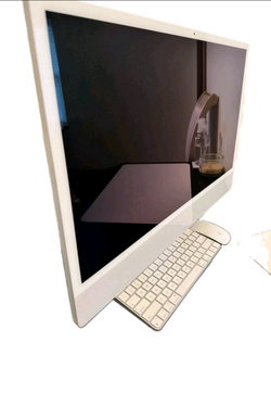 Apple iMac All-in-One Desktop Computer, Silver, with Apple Keyboard & Mouse
