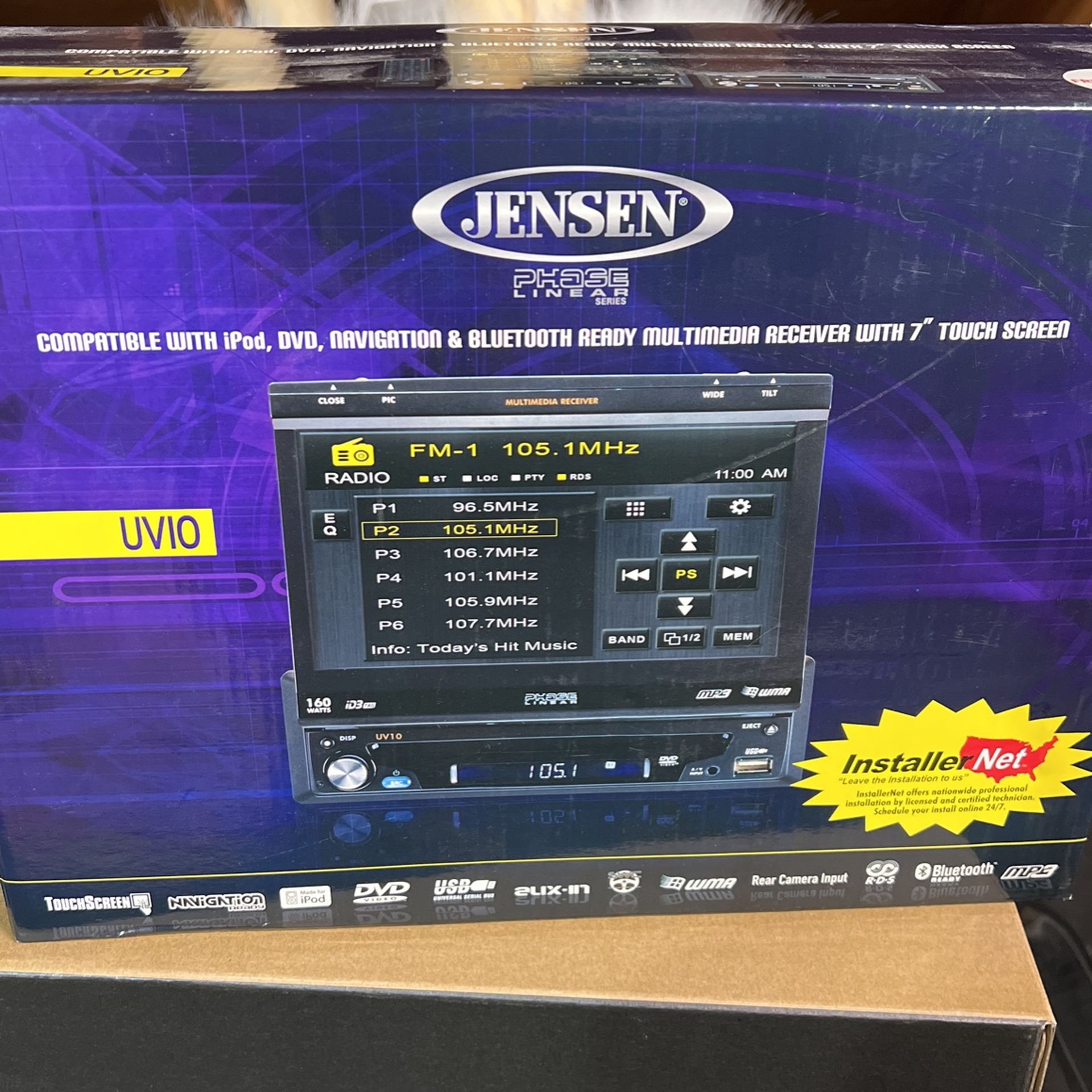 Jensen Phase Linear UV10 Single Din Head Unit