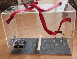 CRYSTAL FLIGHT Acrylic Bird Travel Carrier