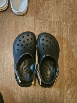 Crocs All-Terrain Clogs Black with Strap