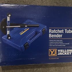 Yellow Jacket Ratchet Tube Bender HVAC 