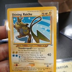 Base Set Charizard, Shining Raichu, Etc