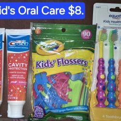 NEW! Kid's Oral Care Bundle ONLY $8. for everything pictured. 