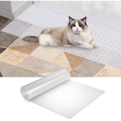 3.6 Feet Cat Carpet Protector, Non-Slip Carpet Protector for Pets, Carpet Scratch Stopper from Scratching Carpet at Doorway