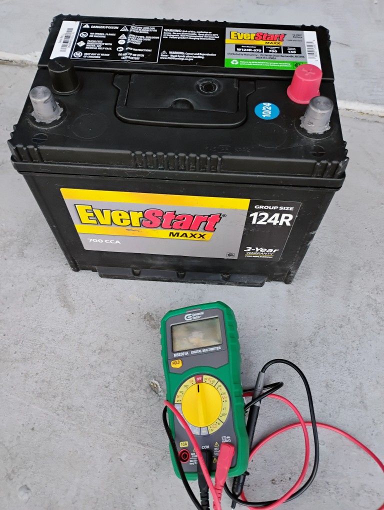Everstart 124R 700 CCA Car Battery Oct 2024 Brand New