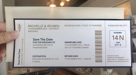 Ticket invitation