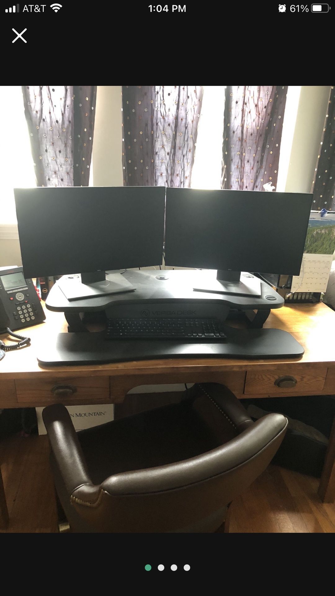 Versa Stand Up Desk Top Riser - Basically Brand New