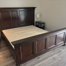 Espresso King Bed Frame & Dresser