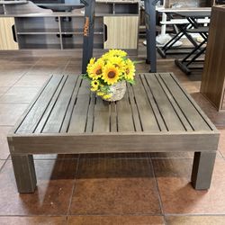 🔥Special Discount 🔥Acacia Wood Outdoor Coffee Table(Gray)  💰60$