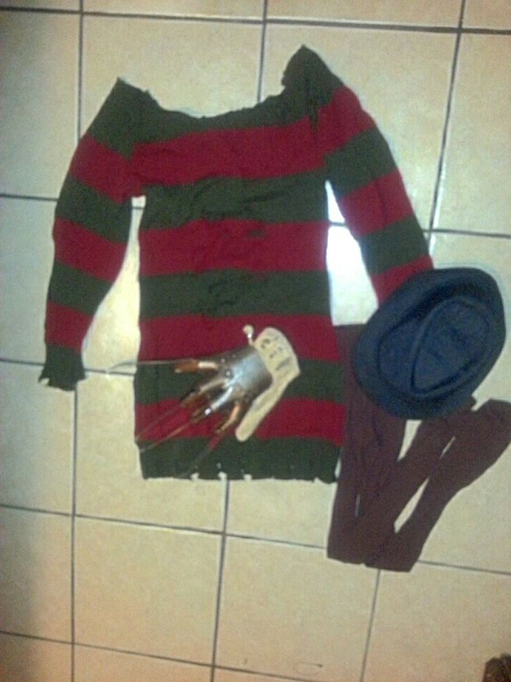 Women's Freddy Krueger costume