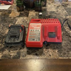 Milwaukee Battery with Charger