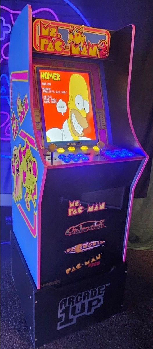Ms Pac Man Arcade1up Cabinet With Over 15,000 Video Games 