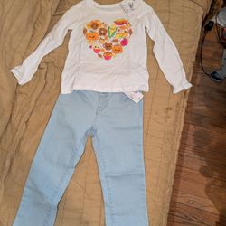 Brand New Girls 3t Outfit