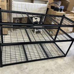 NEW - 60" W Garage Shelving Heavy Duty Storage Shelves H: 36” x W: 60” x D: 24”