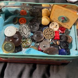 Antique Collection Of Buttons 