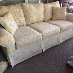 Sofa w Reversible Cushions $375
