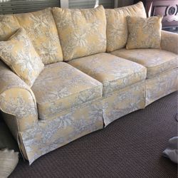 Sofa w Reversible Cushions $400 Obo