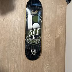 Chris Cole Signed Street League Skateboard Deck 