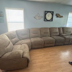 Couch Sectional with recliners
