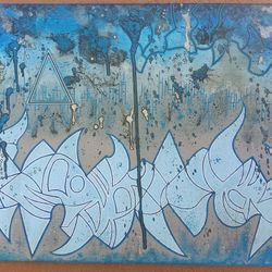 Original Abstract Expressionism Painting.