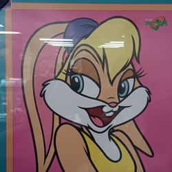 Lola Space Jam Poster Framed New 