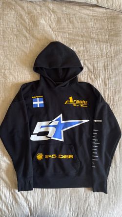 Sp5der Pit Crew Oversided Hoodie