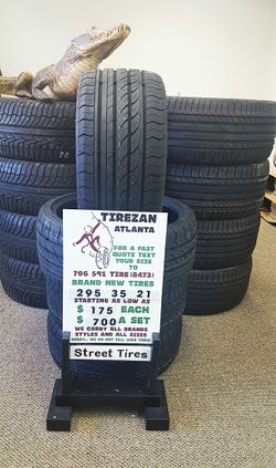 295 35 21 BRAND NEW TIRE TIRES $175 EACH $700 SET