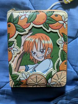 One Piece Exclusive Nami & Tangerines Zip Around Wallet