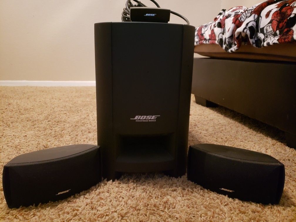 Bose speakers and subwoofer