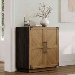 Sideboard Buffet Cabinet with Storage, Farmhouse Credenza with Doors