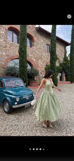 Sage Green Halter Dress