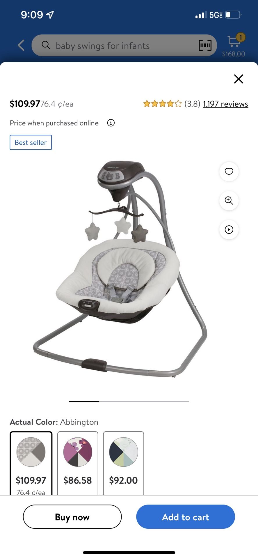 Baby Swing For Infant