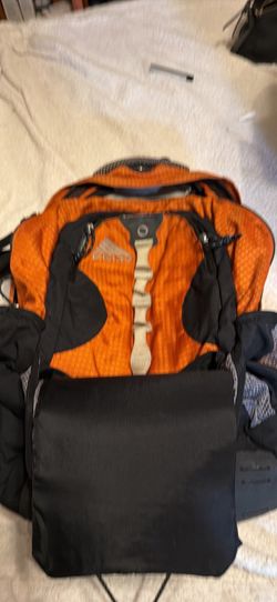 Vtg Kelty Backpack Torrey 1500 Black Orange Hiking  Multipack Daypack OBO