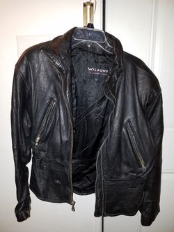 Wilsons Leather Jacket - Size M