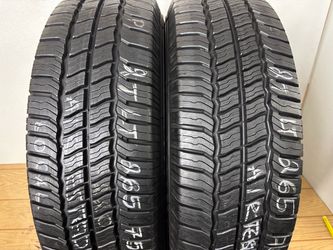 2 tires LT 265 75 16 Michelin Agilis CrossClimate like new no repairs