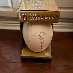 JOHN MADDEN SIGNED FOOTBALL