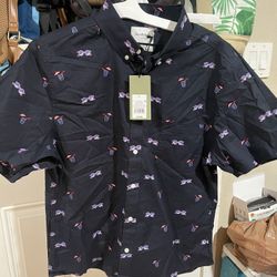 Mens Dress Shirt Size L New