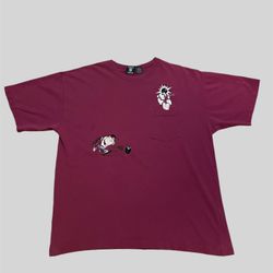 Looney Tunes bowling vintage Taz Tasmanian Devil Y2K  Shirt Size Large